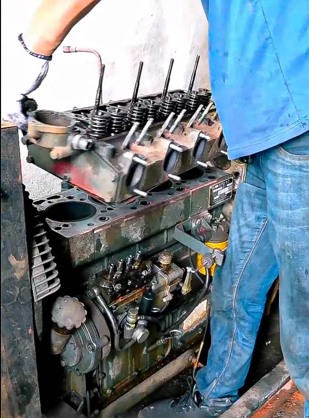 مراحل تعمیر موتور دیزل ژنراتور | کارپیلا
